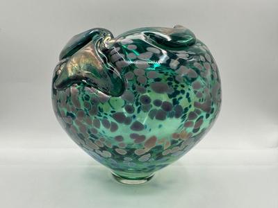 RODDY CAPERS Hand Blown Art Glass Bowl