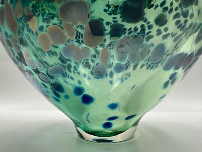 RODDY CAPERS Hand Blown Art Glass Bowl