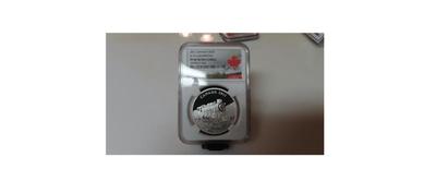 2010 Canada Locomotives Train D 10, NGC Graded Silver $20 PR PF 69