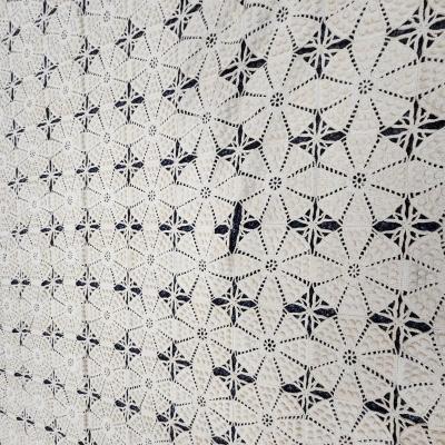 Tea Stain Vintage Handmade Coverlet