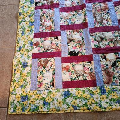 Daisy Cats Quilt