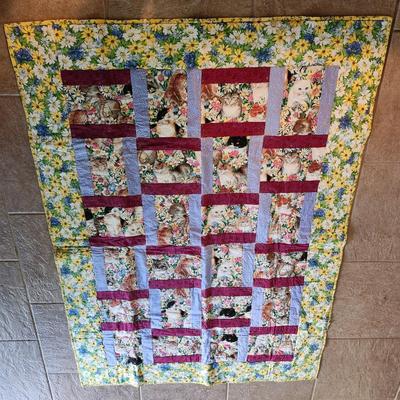 Daisy Cats Quilt