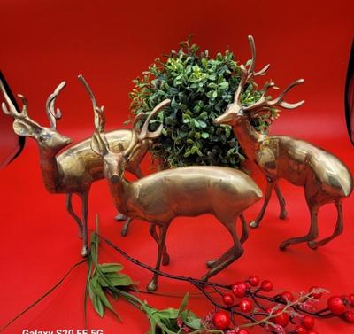 Brass Reindeer