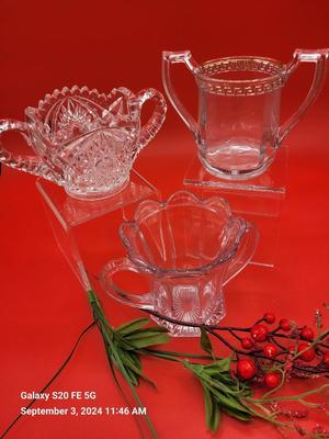 3 Vintage Sugar Bowls