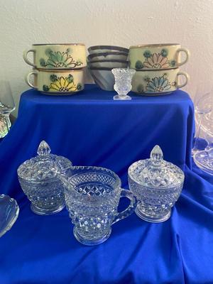 AN ARRAY OF DIFFERENT ITEMS, GLASSWARE, CHINA, COPPER, AND MORE!