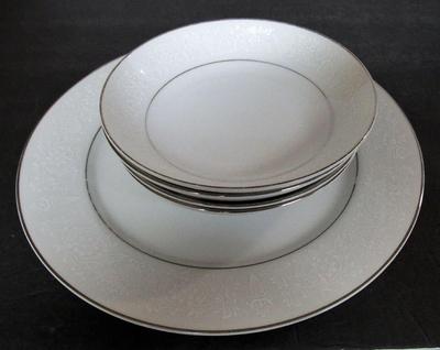 Set of Older Love Lace Pattern Dishes, Crown Victoria Japan, Fine China, Beautiful