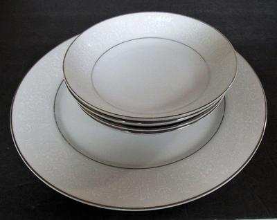 Set of Older Love Lace Pattern Dishes, Crown Victoria Japan, Fine China, Beautiful