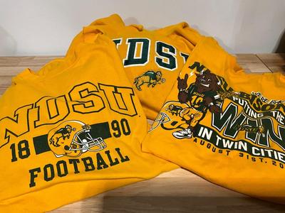 NDSU Sweat shirt and two tee shirts 2x - 3x