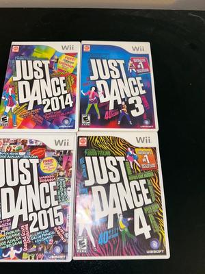 Wii "JUST DANCE" DISCS