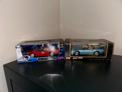 TWO '96 CORVETTE DIE-CAST MODELS