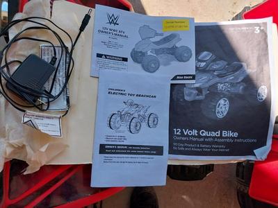 12V WWE QUAD BIKE FOR KIDS