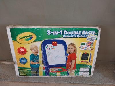3 IN 1 DOUBLE EASEL IN BOX