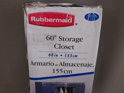 RUBBERMAID 60" STORAGE CLOSET