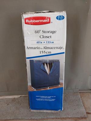 RUBBERMAID 60" STORAGE CLOSET