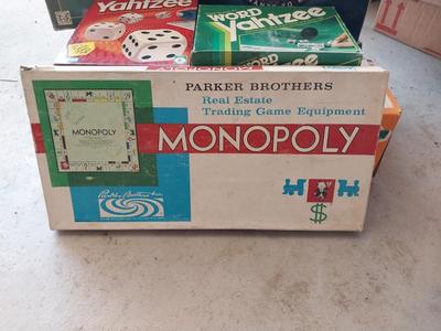 BOARD GAMES-OUTBURST-YAHTZEE=WORD YAHTZEE AND MORE
