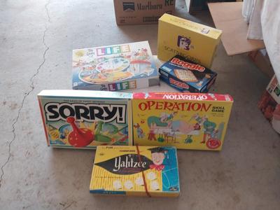 LIFE-SORRY-OPERATION-BOGGLE AND MORE BOARD GAMES
