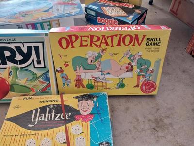 LIFE-SORRY-OPERATION-BOGGLE AND MORE BOARD GAMES