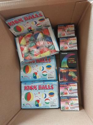 NEW BOXES OF KICKBALLS AND MAGIC SPRINGS
