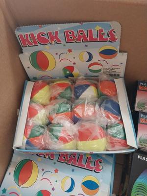 NEW BOXES OF KICKBALLS AND MAGIC SPRINGS