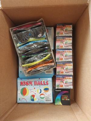 NEW BOX OF SUNGLASSES-MAGIC SPRINGS AND KICKBALLS