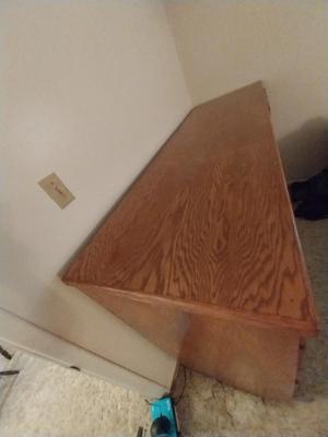 FIFTEEN DRAWER WOODEN DRESSER