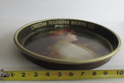 Large Christian Feigenspan Brewing Co Advertising Tray
