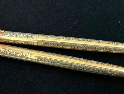 Two 12K GF Sheaffer USA pens