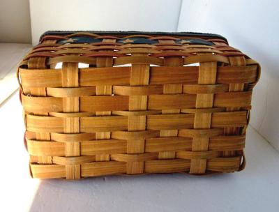 Decorative Patriotic Themed Utensil and Napkin Basket