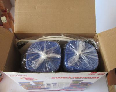 Never Used Swirl Around Food Container Storage Set