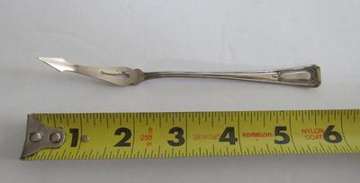 Antique Butter Spear/Pick, Silver Plate, E J B Co