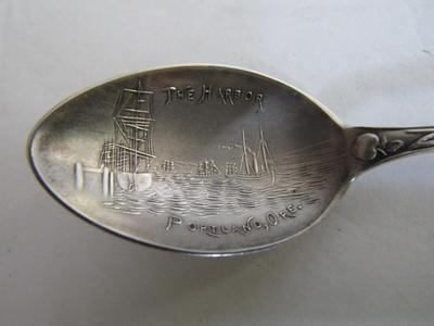 Antique Sterling Silver Portland Oregon Souvenir Spoon