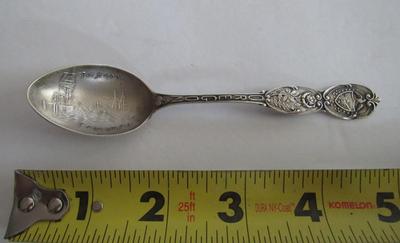 Antique Sterling Silver Portland Oregon Souvenir Spoon