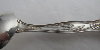 Vintage Mothers Silver Plate Spoon, Mother's Oats Promotion, 1912