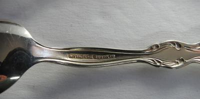 Vintage Set of 3 International Silver Co Bon Bon Spoons, Interlude Pattern