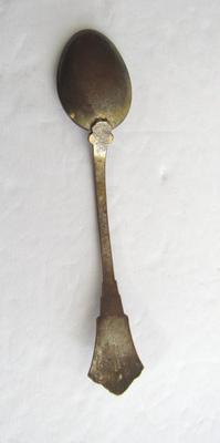 Vintage Porcelain Enamel on Metal Demitasse Spoon Fruit Theme, Klepa Arts Czecho