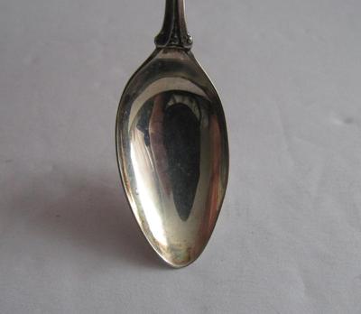 Vintage 835 Silver Coffee Spoon, St Gudule Bruxelles