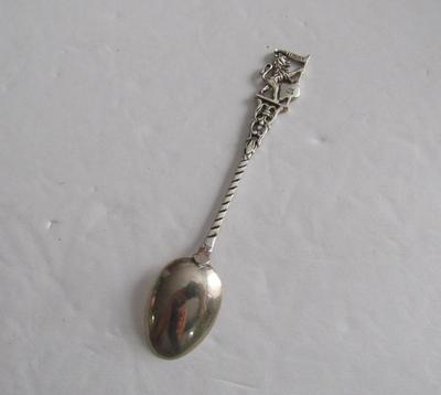 Vintage 800 Silver Silta Coffee Spoon, Zurich