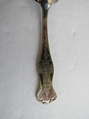 Pan Am Buffalo Demitasse Spoon 1901, Vintage Silver Plate