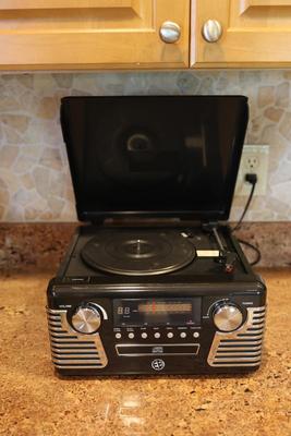 Electro Brand Retro Turntable, Radio, CD Player - Tested