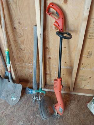 YARD TOOLS AND ELECTRIC TRIMMER