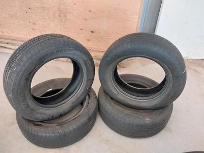 SET OF FOUR MICHELIN TIRES