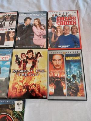 NEW THE LOST WORLD-RESIDENT EVIL TRILOGY-WATCHMAN AND OTHER DVD MOVIES