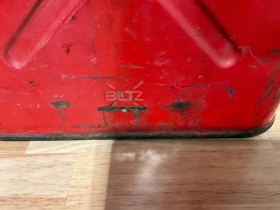 Vintage Metal Gas Bltz Can