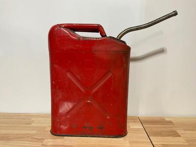 Vintage Metal Gas Bltz Can