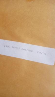 LOT 10 - 1990 TOPPS BASEBALL COINS