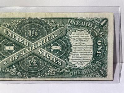 Series of 1917 Circulated Condition $1 Legal Tender Large Size Legal Tender Red Seal Currency as Pictured.