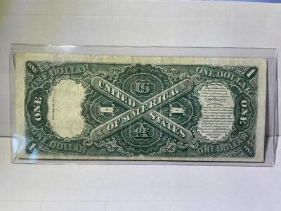 Series of 1917 Circulated Condition $1 Legal Tender Large Size Legal Tender Red Seal Currency as Pictured.