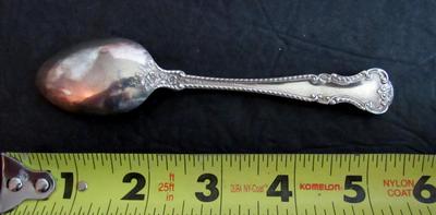 Antique Sterling Silver Teaspoon, Gorham, Cambrige Pattern