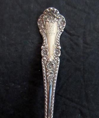 Antique Sterling Silver Teaspoon, Gorham, Cambrige Pattern