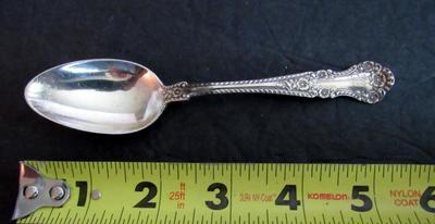 Antique Sterling Silver Teaspoon, Gorham, Cambrige Pattern